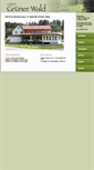Mobile Screenshot of gasthof-gruener-wald.de